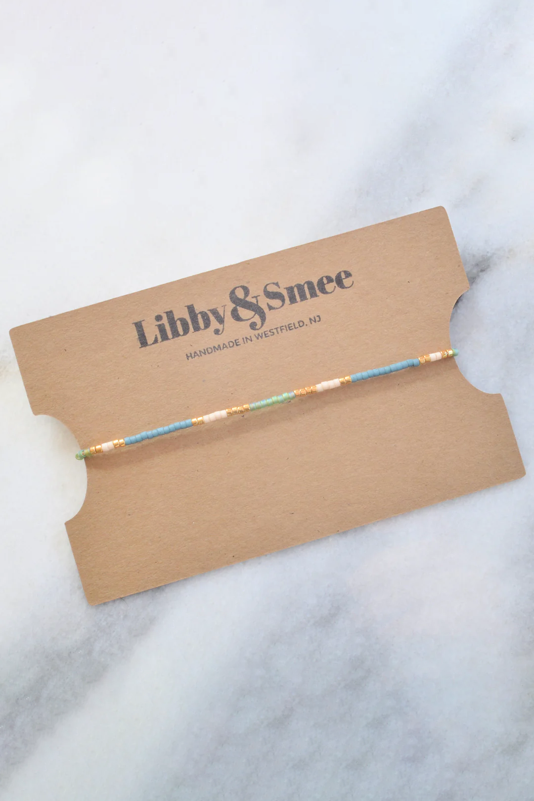 Libby & Smee | Adjustable Beaded String Bracelet - Muted