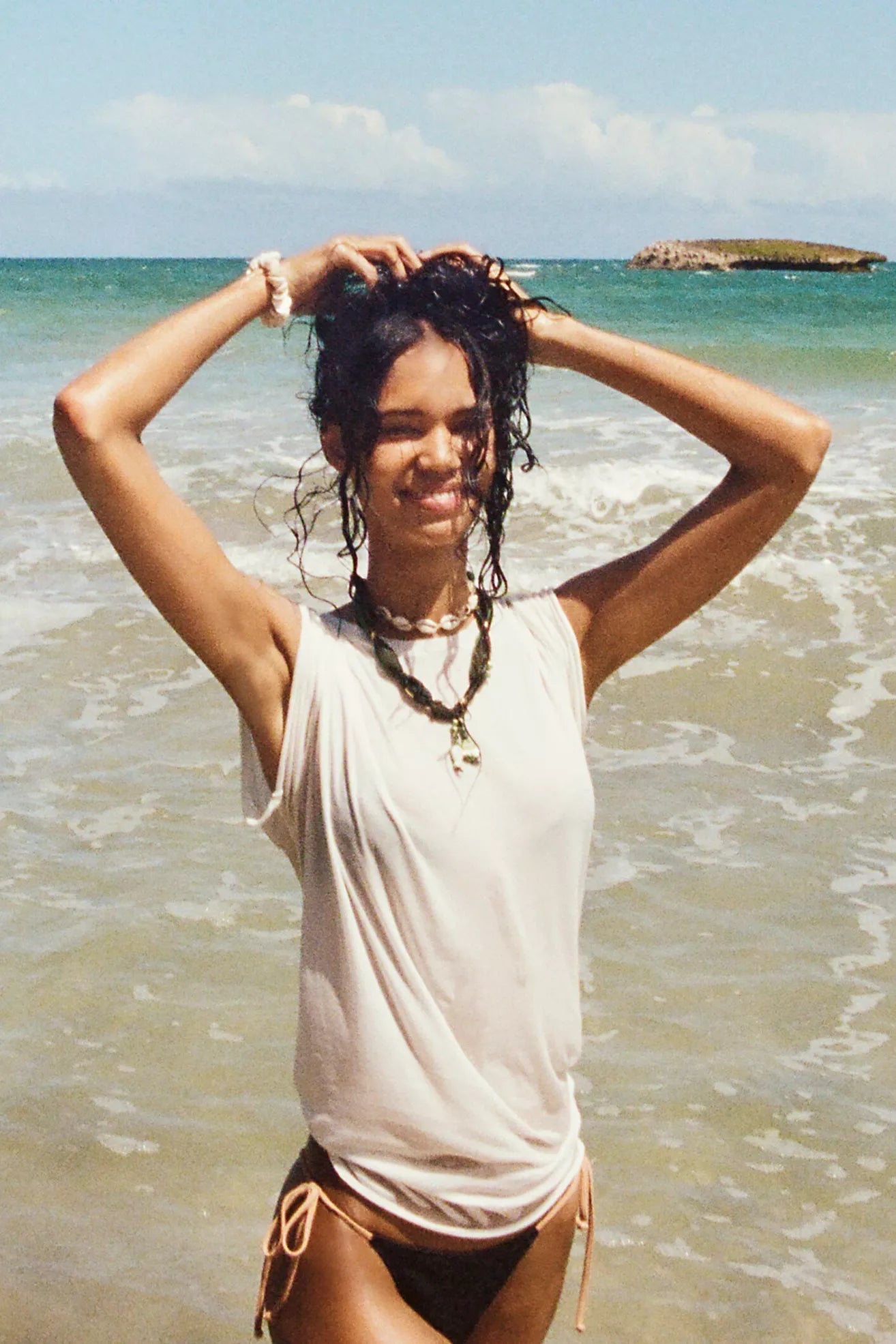 Nina Tee - Ivory - T-Shirts - Free People - Women's fashion at The Freedom State