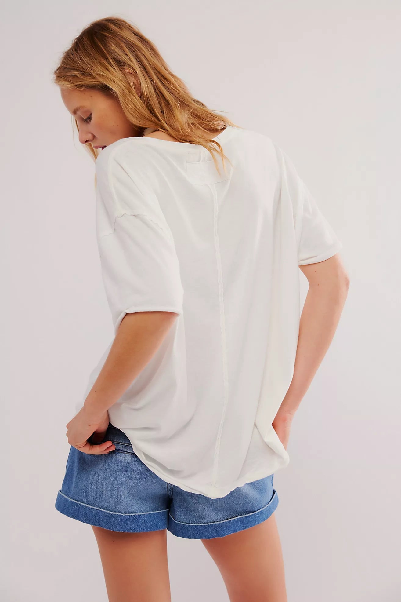 Nina Tee - Ivory - T-Shirts - Free People - Women's fashion at The Freedom State