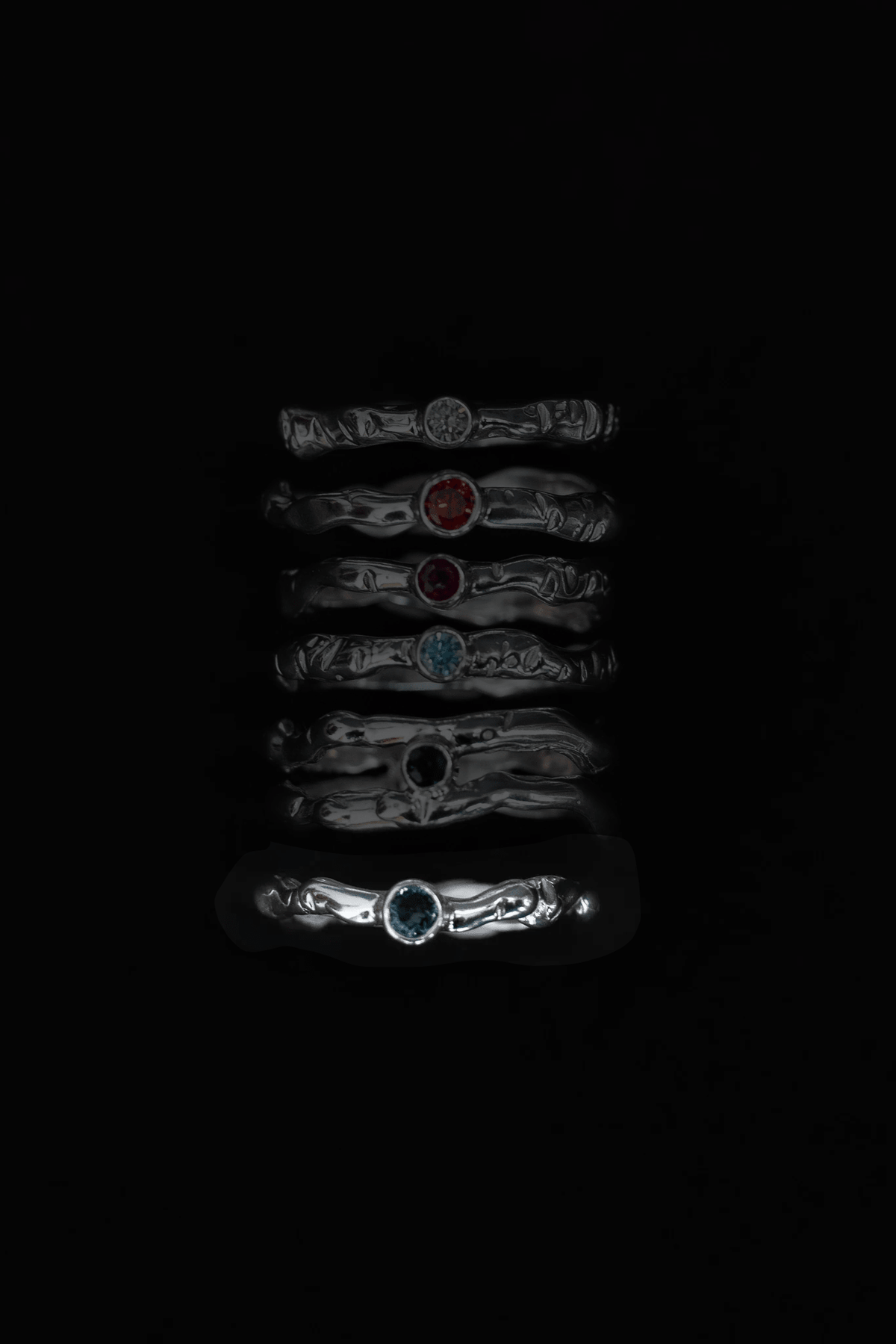 Not So Simple Ring - Blue Sapphire - Rings - Epta - Women's fashion at The Freedom State