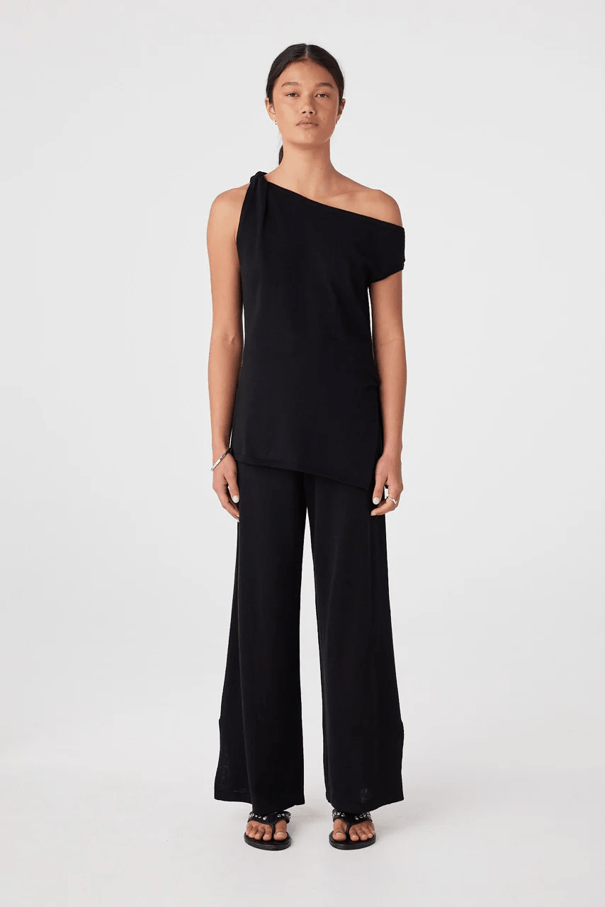 Olympia Asym Top - Black - Fashion Tops - Arcaa Movement - Women's fashion at The Freedom State