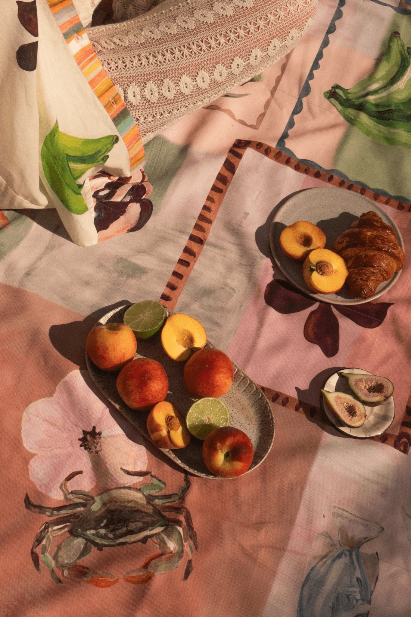 Picnic Rug - Annie Everingham Patchwork Sea - Rugs & Throws - Wandering Folk