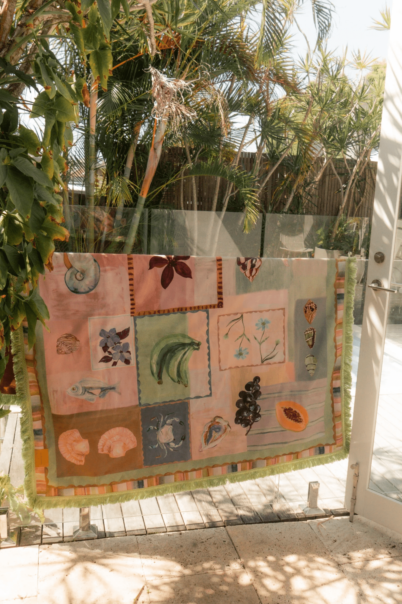 Picnic Rug - Annie Everingham Patchwork Sea - Rugs & Throws - Wandering Folk