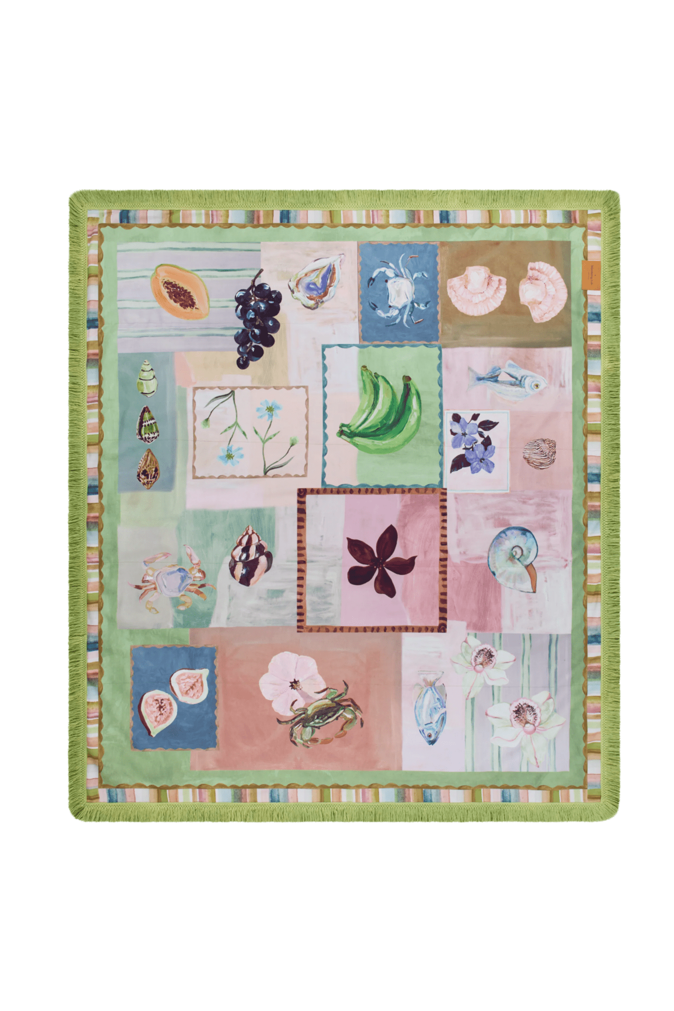Picnic Rug - Annie Everingham Patchwork Sea - Rugs & Throws - Wandering Folk
