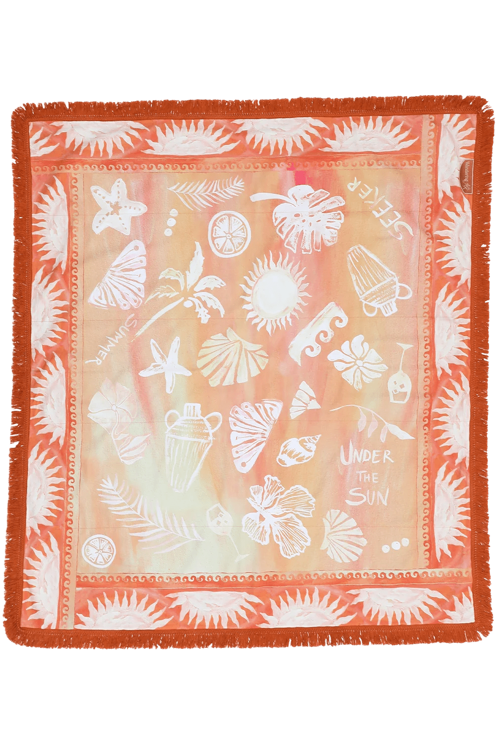 Picnic Rug - Sol Tangerine - Rugs & Throws - Wandering Folk - Women's fashion at The Freedom State