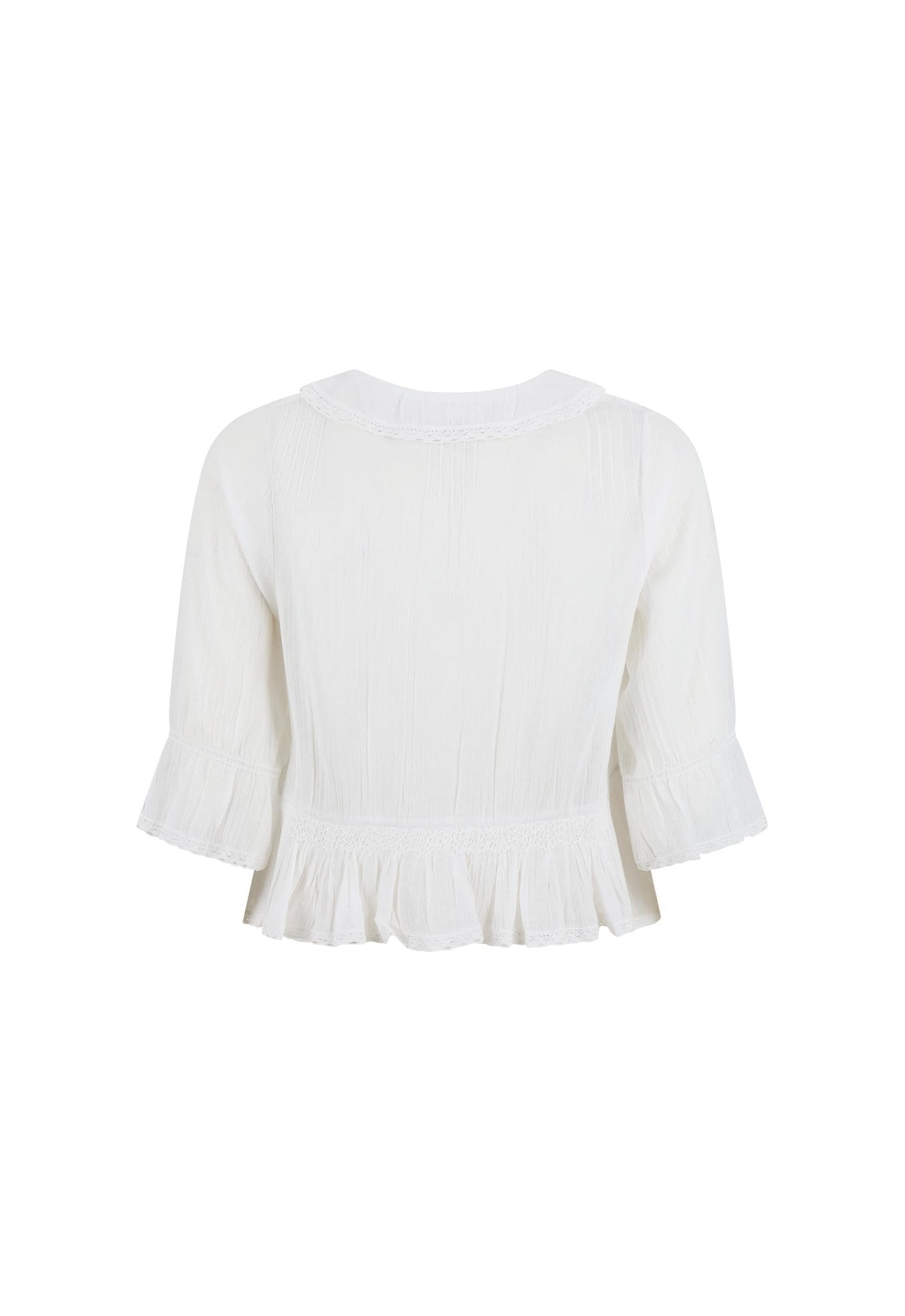 Prairie Blouse - Whisper White - Fashion Tops - Spell - Women's fashion at The Freedom State