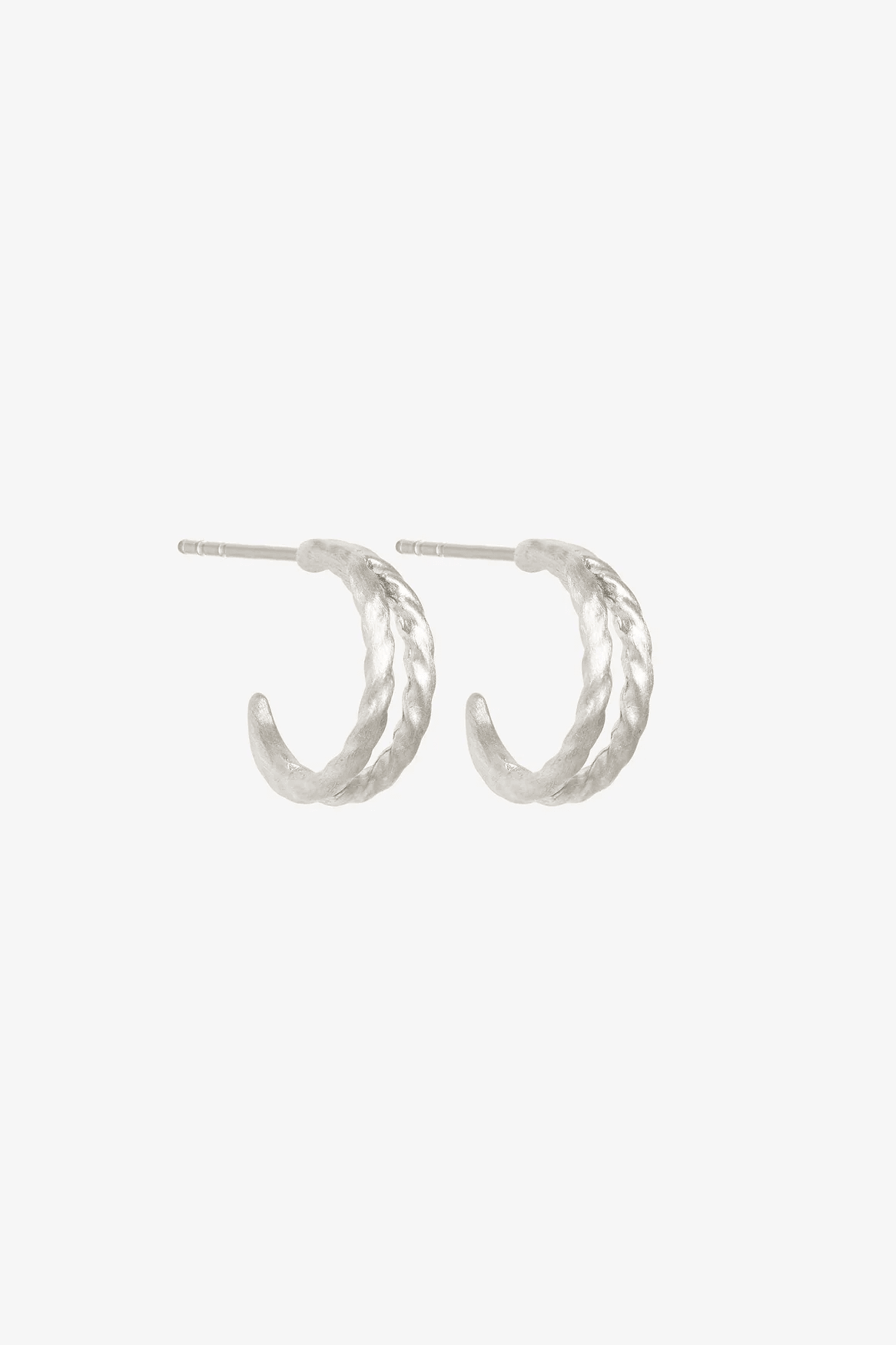 Priam Split Hoops - Silver - Earrings - Temple Of The Sun - Women's fashion at The Freedom State