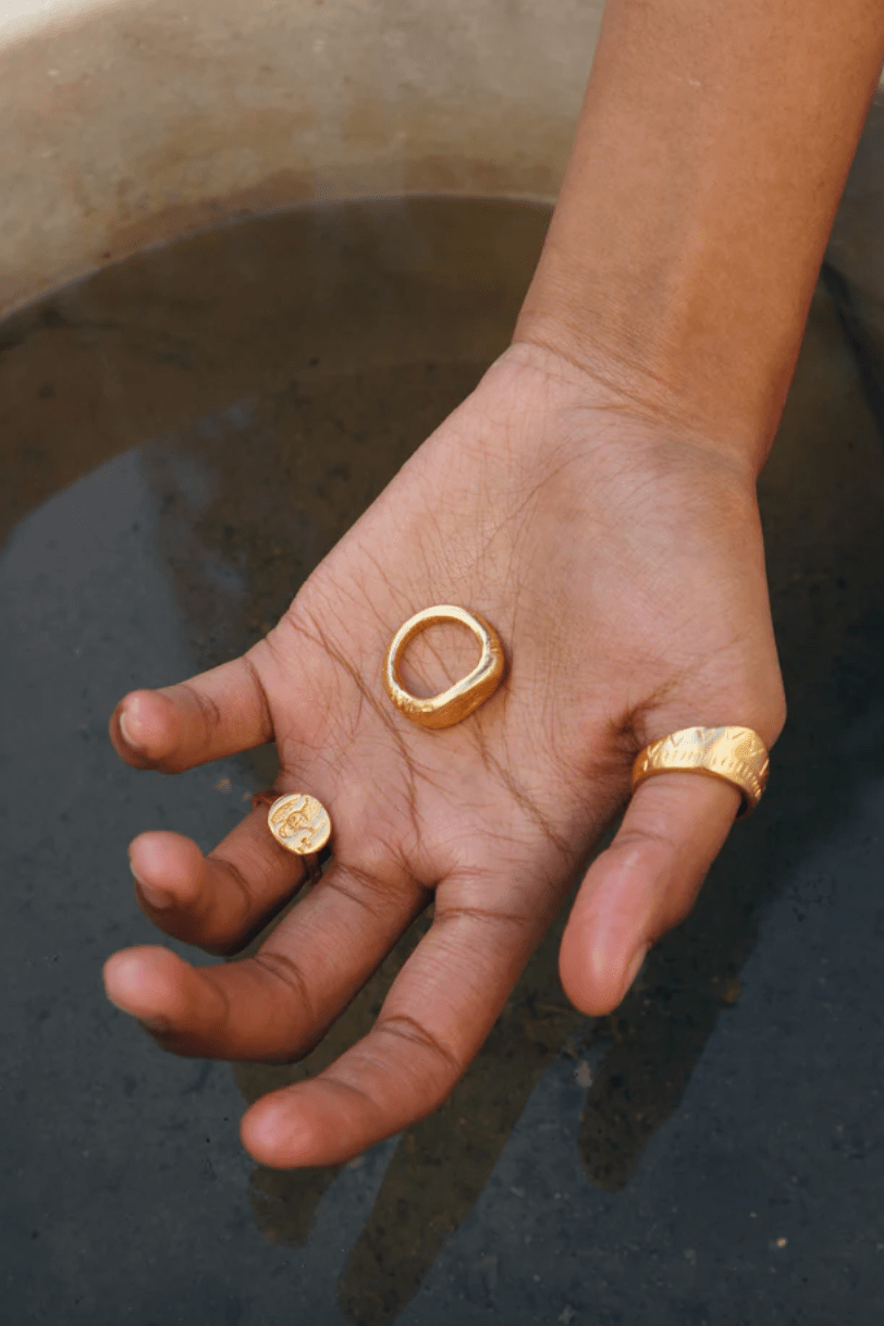 Puabi Ring - Gold - Rings - Cleopatra's Bling - Women's fashion at The Freedom State