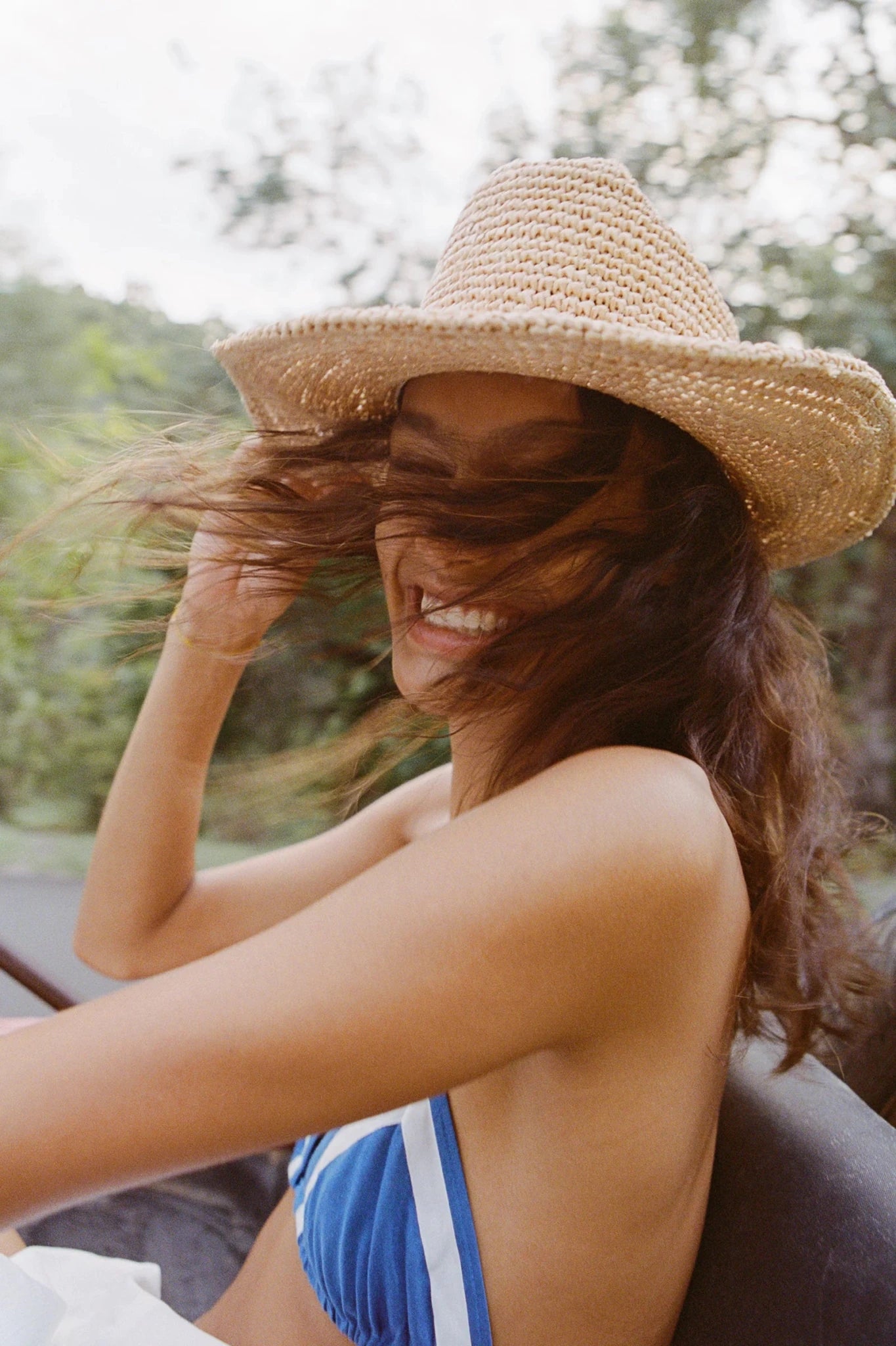 Raffia Cowboy Hat - Natural - Straw Hat - Lack Of Color - Women's fashion at The Freedom State