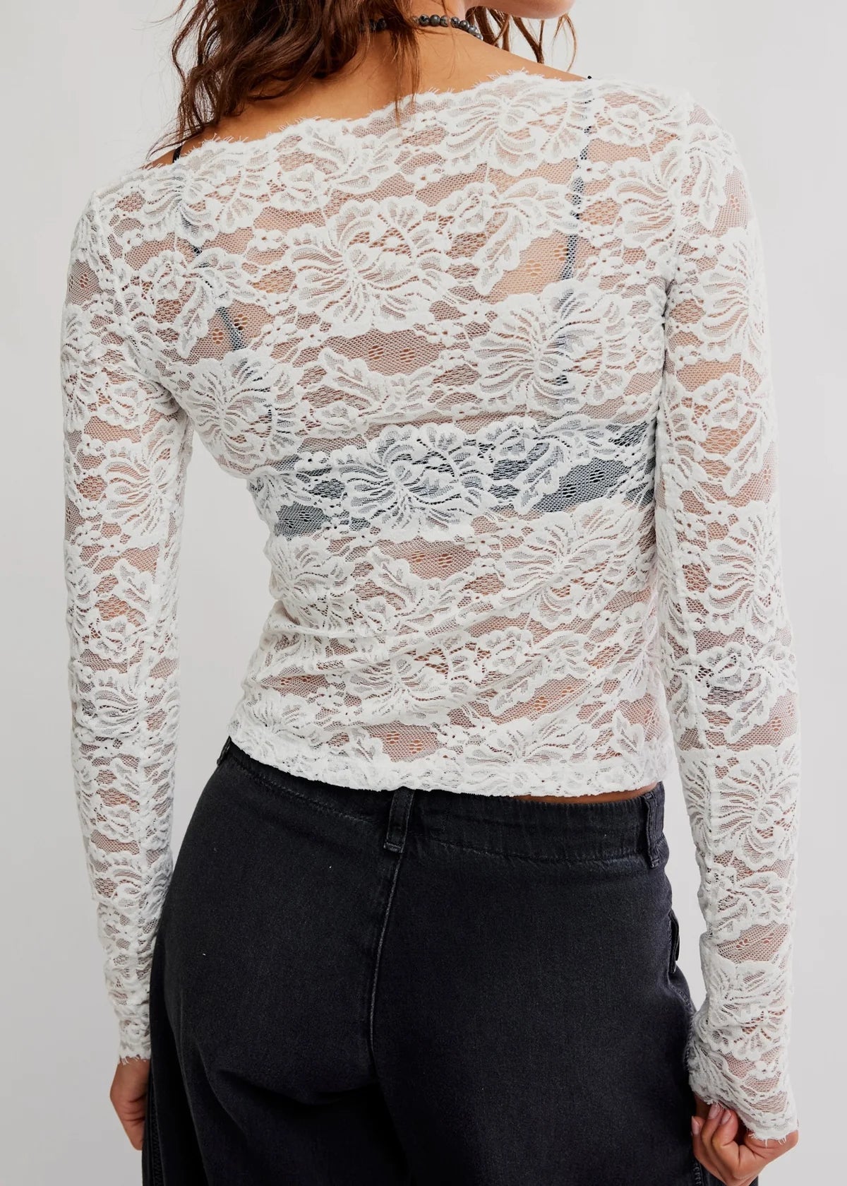 Raising Eyebrows Lace Top - Clean Ivory - Fashion Tops - Free People - Women's fashion at The Freedom State