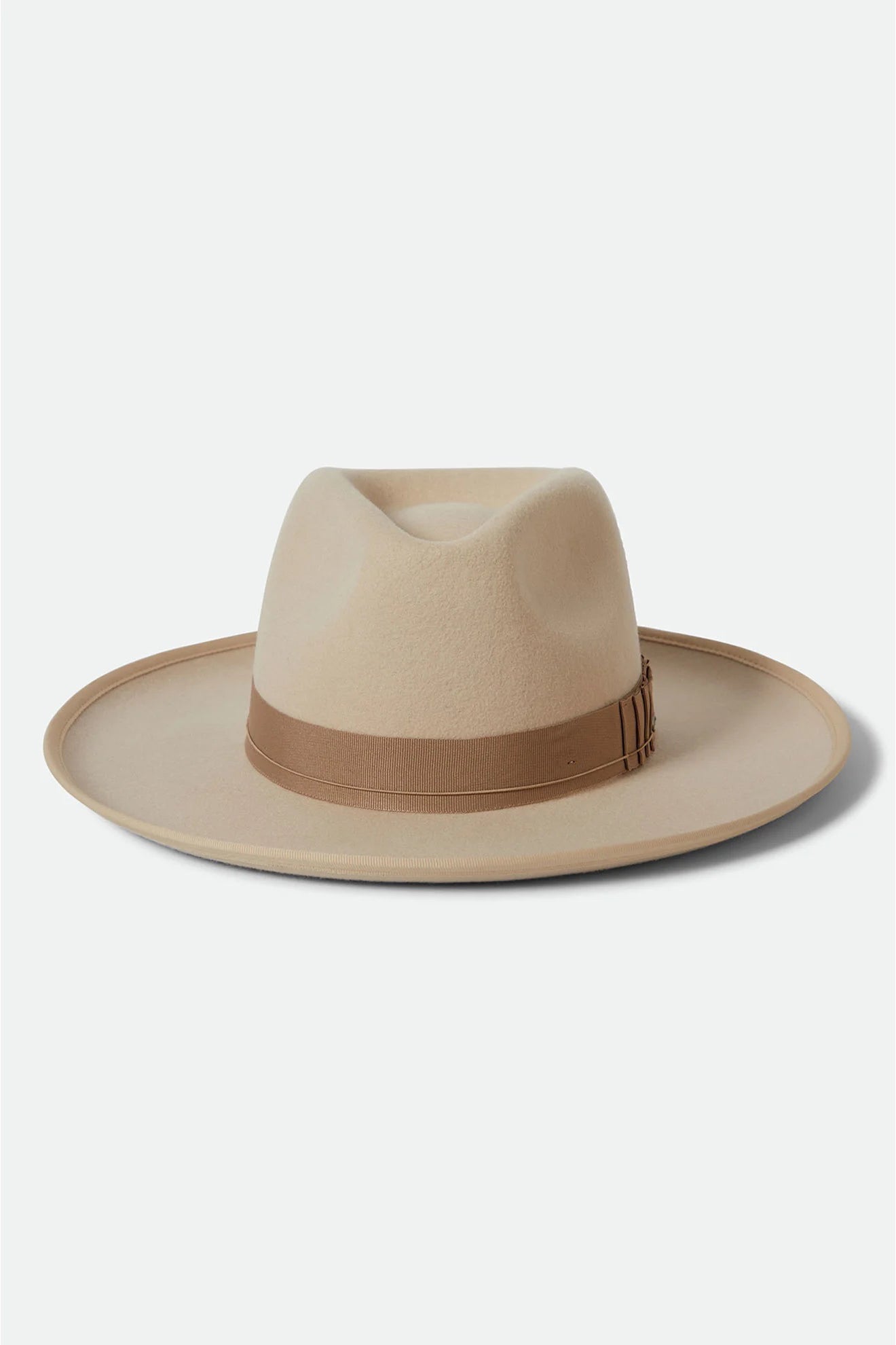 Reno Fedora - Bone/Sand - Wide Brim Hat - Brixton - Women's fashion at The Freedom State