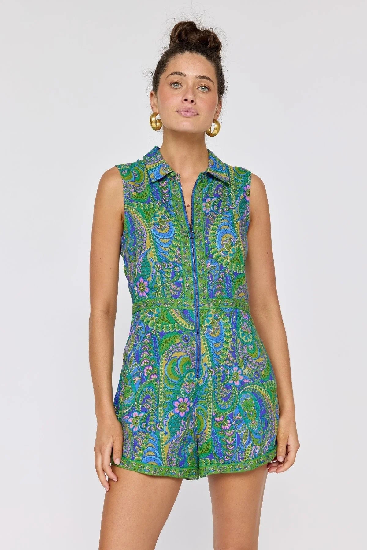 Roadhouse Romper - Lagoon - Jumpsuits & Playsuits - Nine Lives Bazaar - Women's fashion at The Freedom State