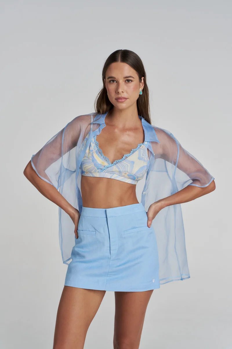 Romeo SS Shirt - Ocean - Shirts - Summi Summi - Women's fashion at The Freedom State