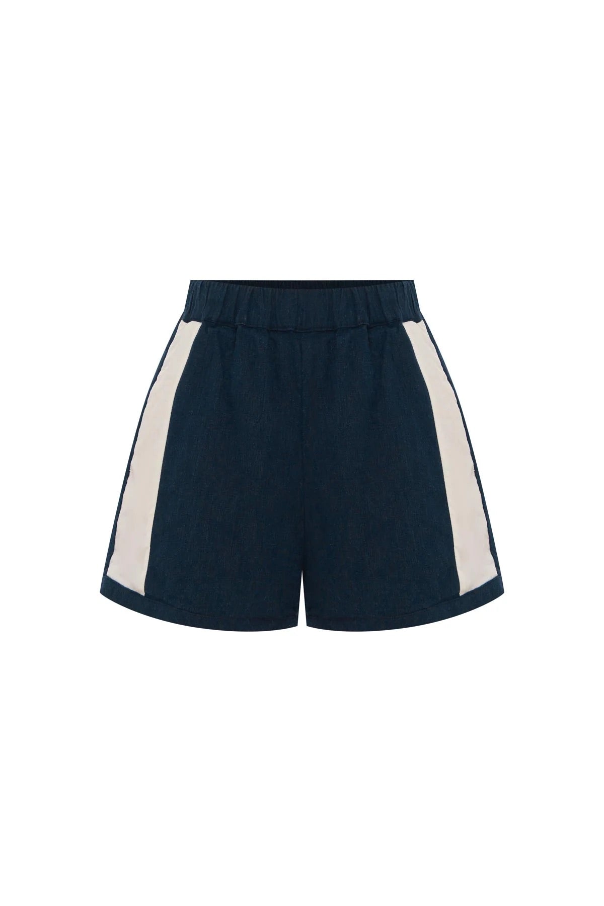 Simone Linen Shorts - Ink