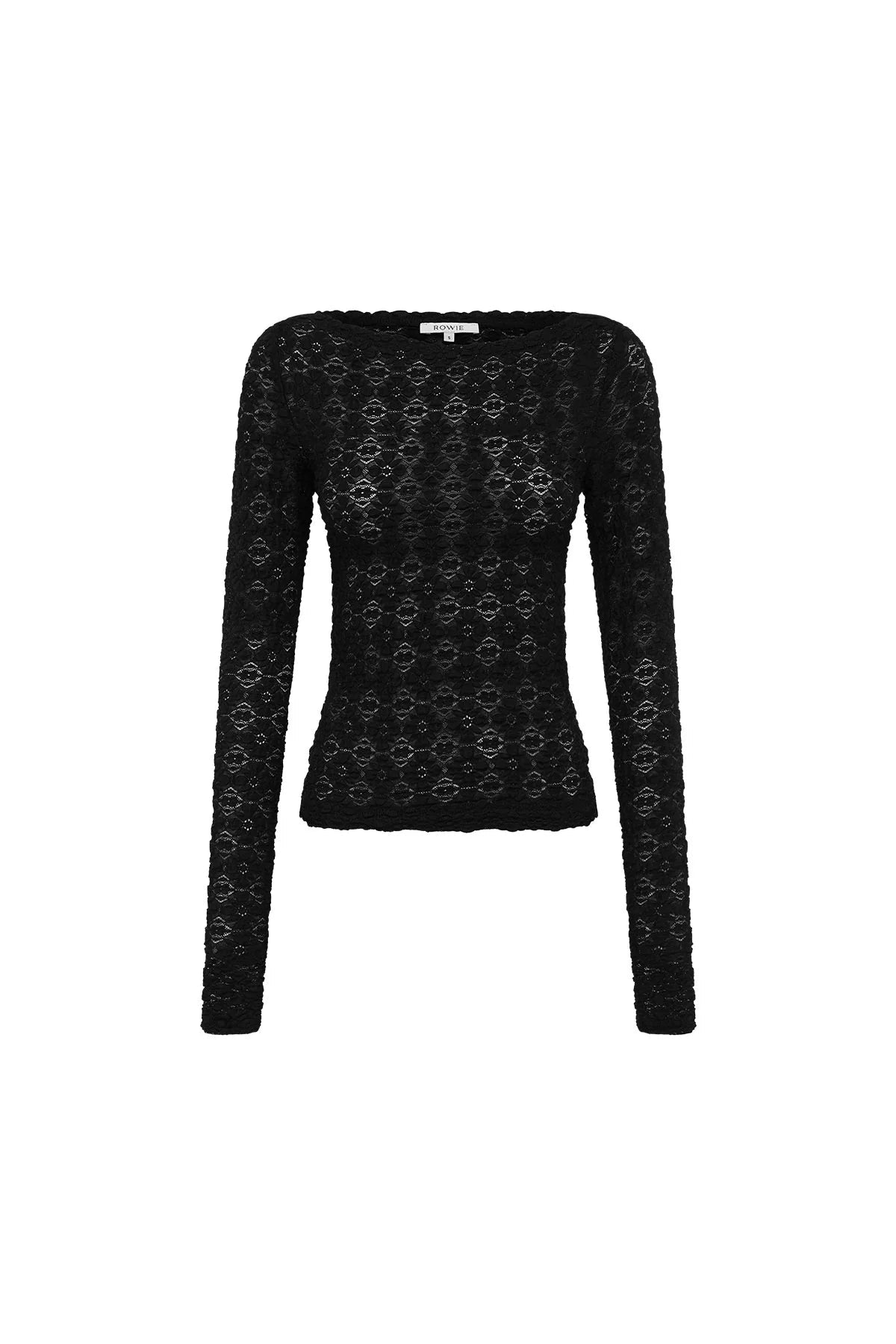 Samantha Clove Lace Top - Noir - Fashion Tops - Rowie The Label - Women's fashion at The Freedom State
