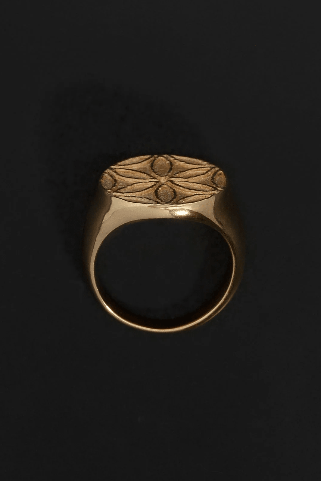 Seed Of Life Seal Ring - Gold - Rings - Temple Of The Sun - Women's fashion at The Freedom State