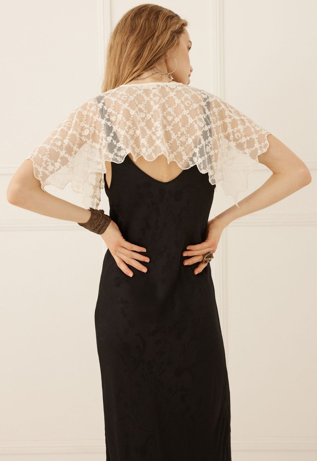 Serpent Lace Cape - Cream - Fashion Tops - Spell - Women's fashion at The Freedom State