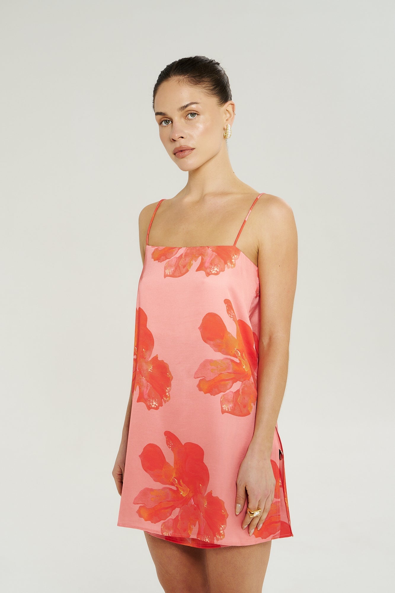 Shift Tunic Top - Peach Petals - Fashion Tops - Summi Summi - Women's fashion at The Freedom State