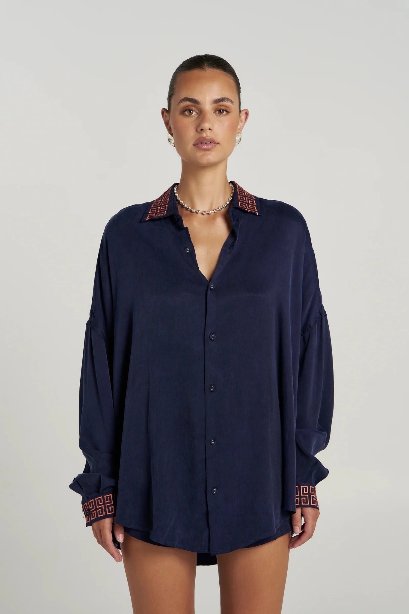 Sig LS Shirt - Navy - Shirts - Summi Summi - Women's fashion at The Freedom State