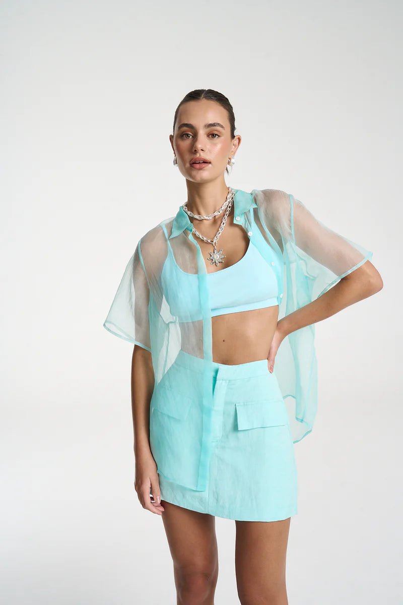 Skort - Aqua - Shorts - Summi Summi
