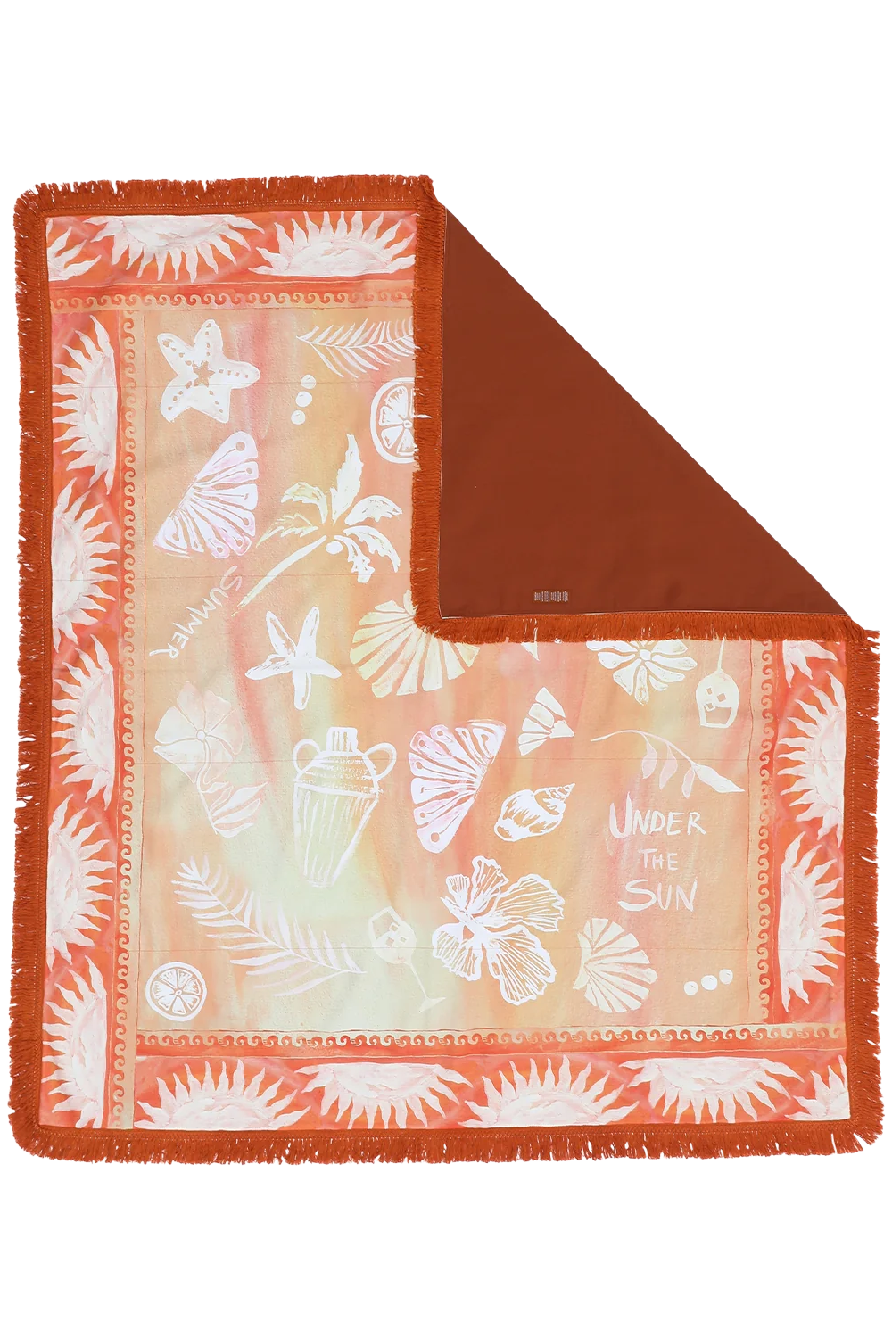 Picnic Rug - Sol Tangerine