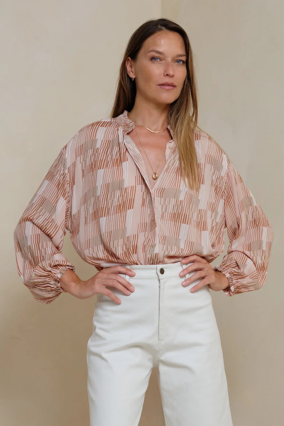 Solace Shirt - Utopia Print Sunset