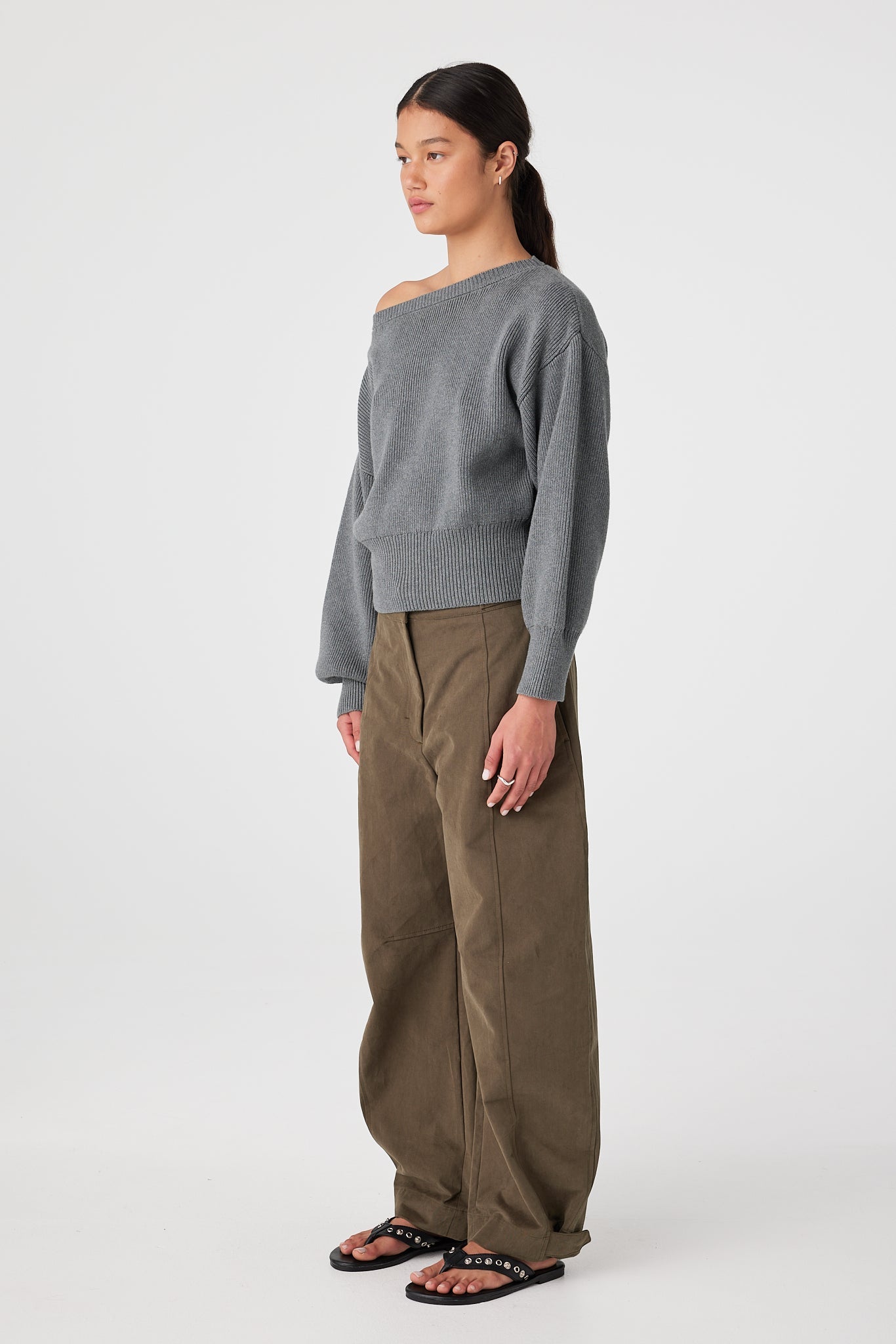 Soren Sweater - Dark Grey Marle - Knitwear - Arcaa Movement - Women's fashion at The Freedom State