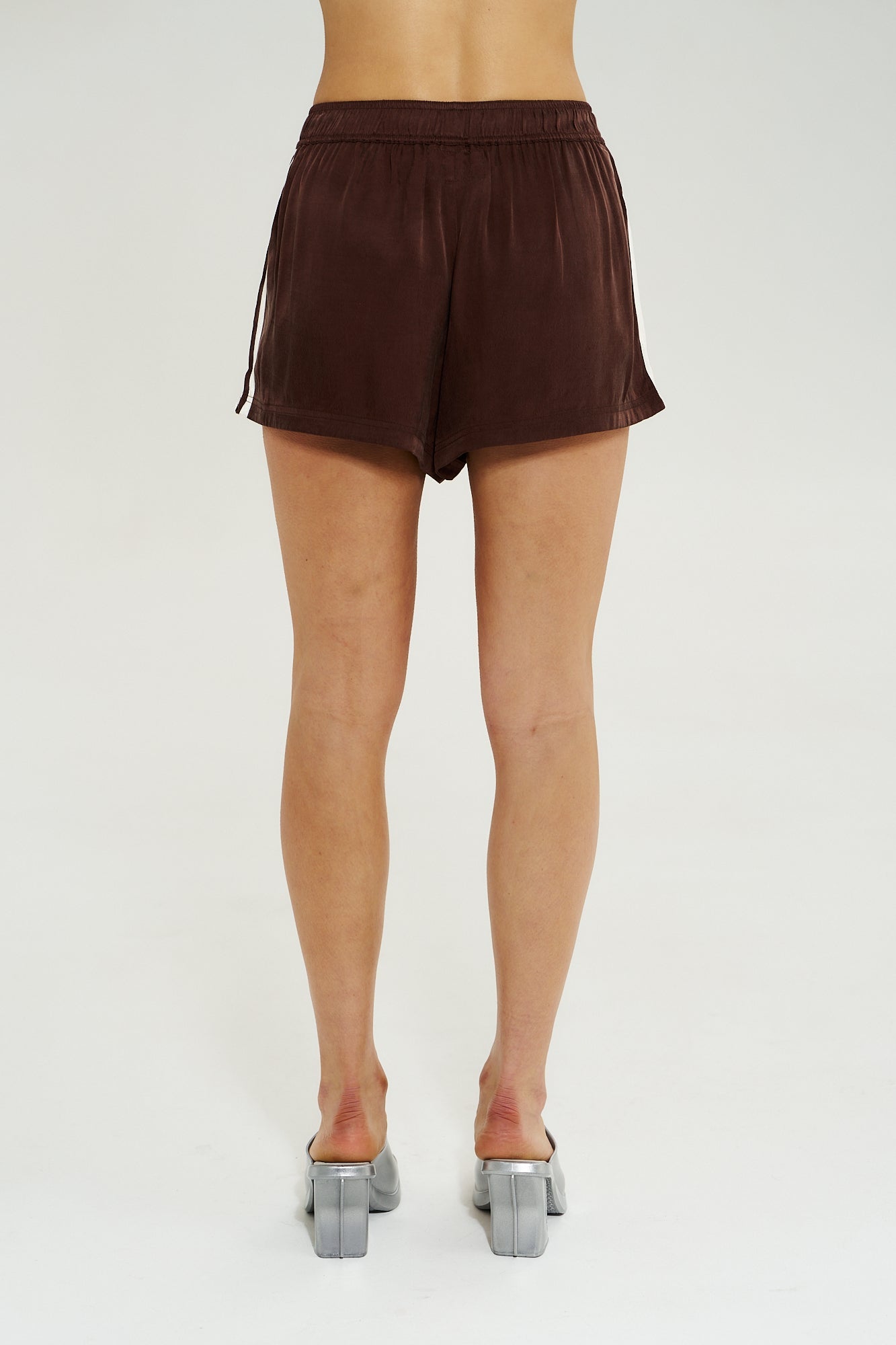 Sporty Shorty - Chocolat - Shorts - Summi Summi - Women's fashion at The Freedom State