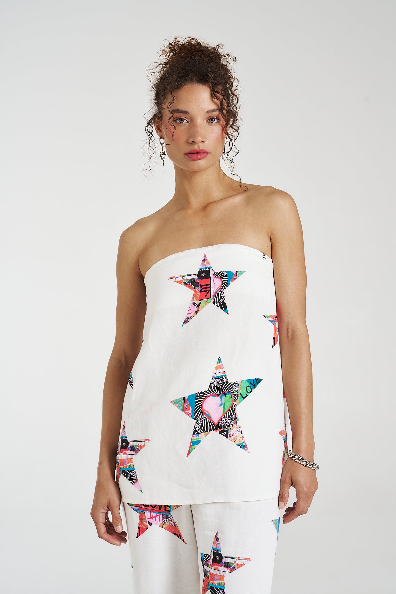 Strapless Shift Top - Star X Lovers