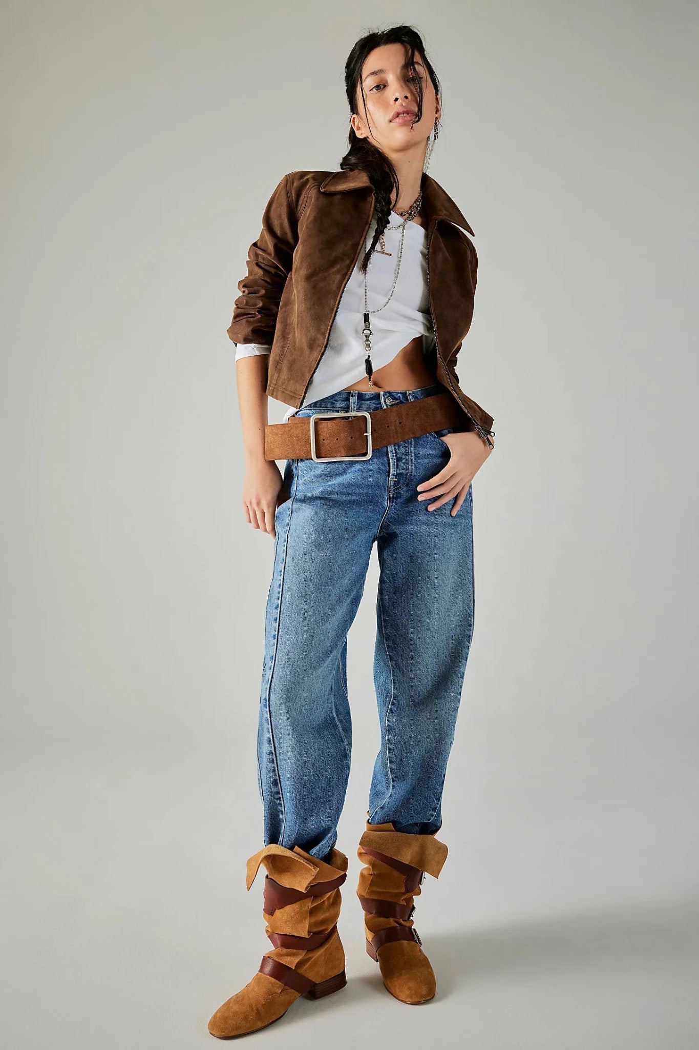 Stick Around Slim Curve Jean - Stay for The Morning - Jeans - Free People