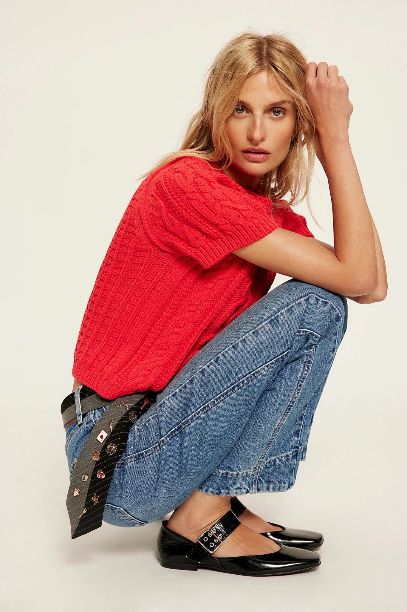 Stick Around Slim Curve Jean - Stay for The Morning - Jeans - Free People
