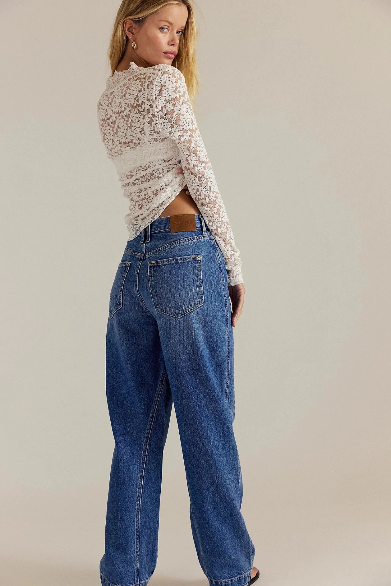 Stick Around Slim Curve Jean - Stay for The Morning - Jeans - Free People