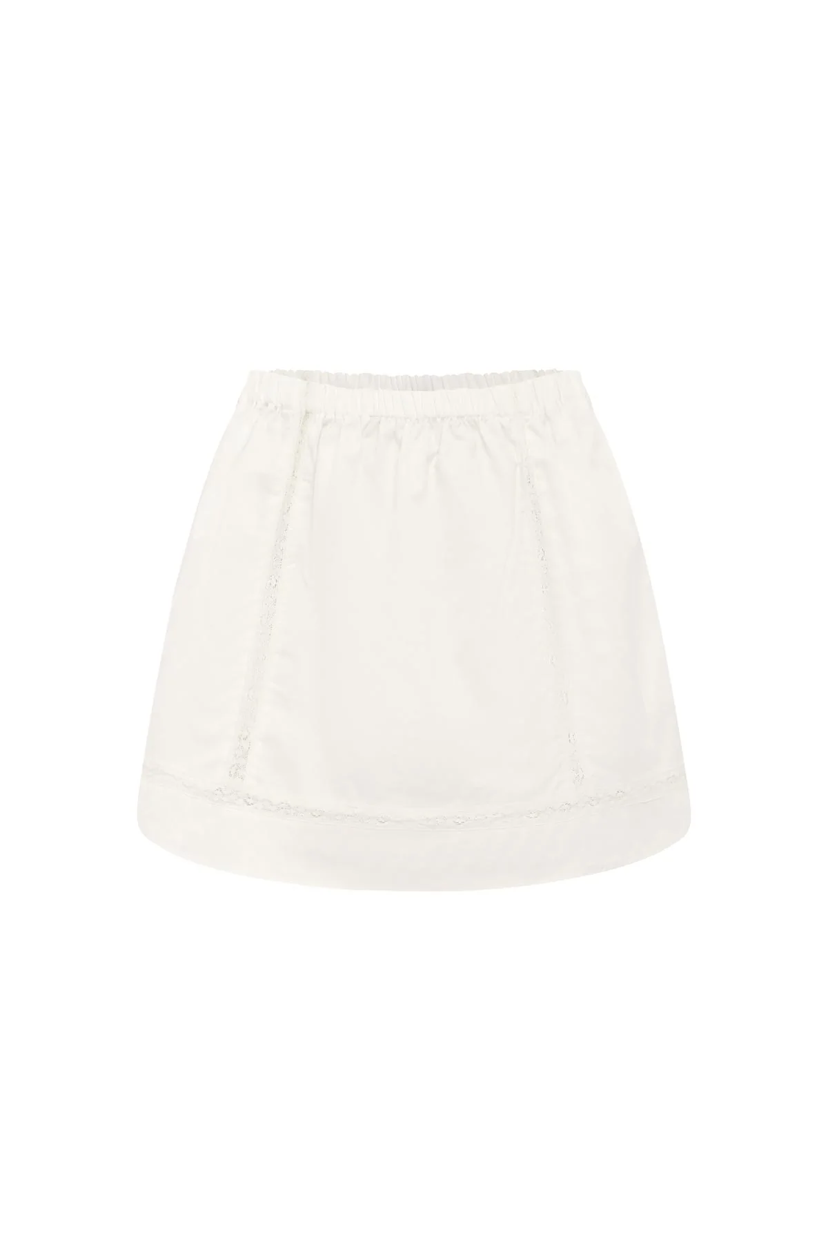 Suri Lace Mini Skirt - Bone