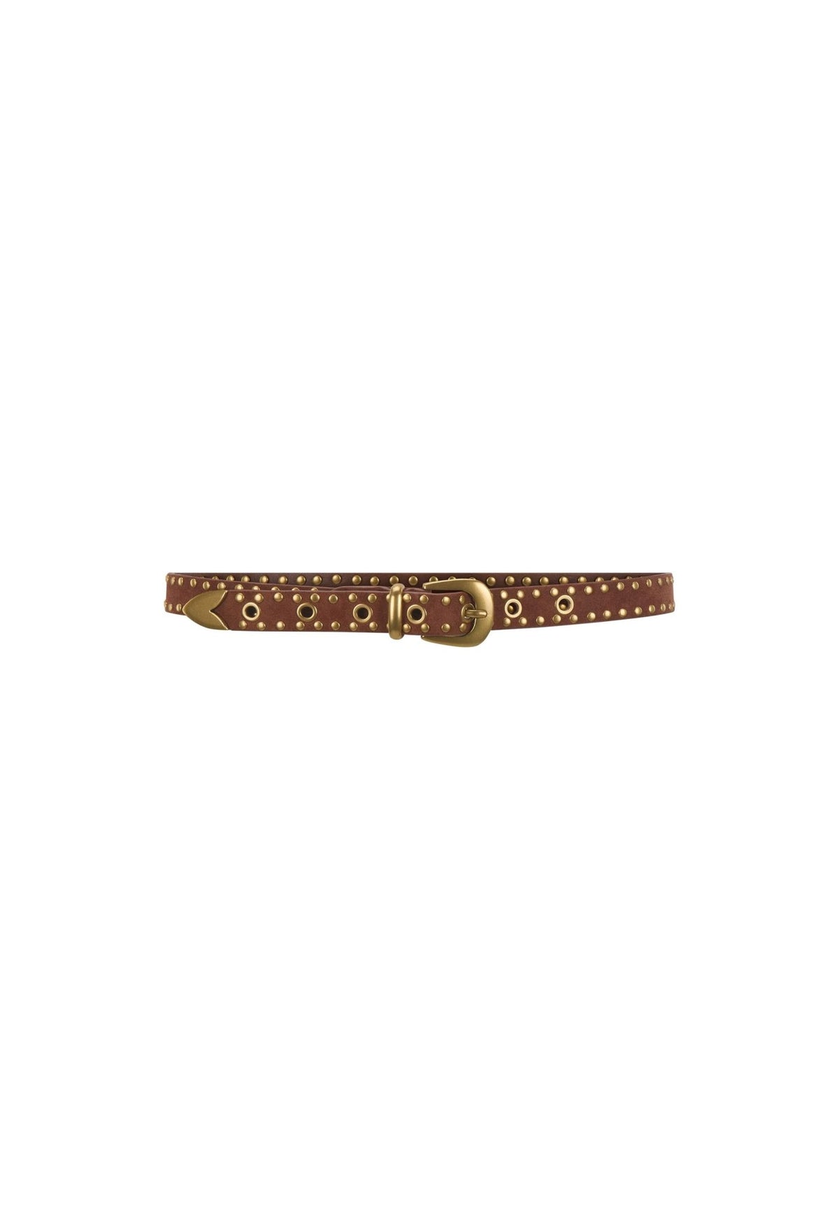 Tempest Studded Suede Belt - Tan - Belts - Spell - Women's fashion at The Freedom State