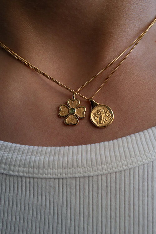 Palas Coin Necklace - Gold