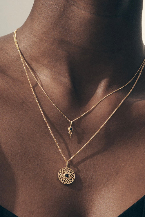 Temple Of The Sun | Oracle Necklace - Gold