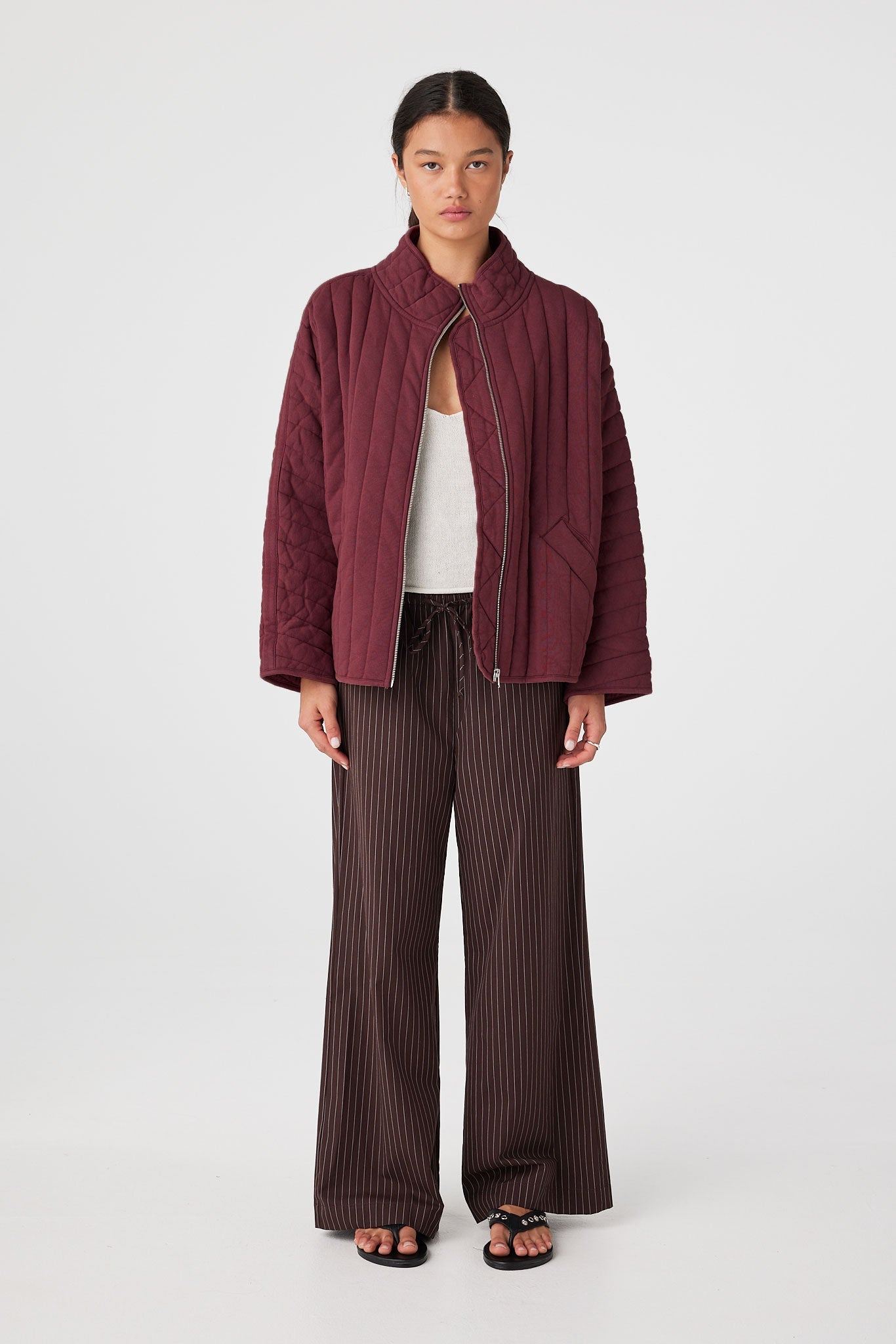 Tessa Jacket - Merlot - Jackets - Arcaa Movement - Women's fashion at The Freedom State