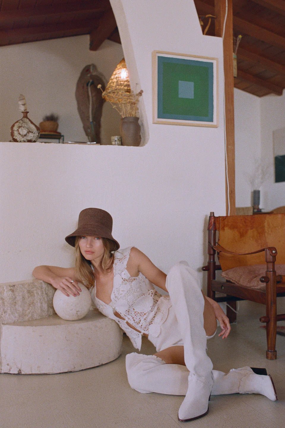 The Inca Bucket Hat - Coco - Straw Hat - Lack Of Color - Women's fashion at The Freedom State