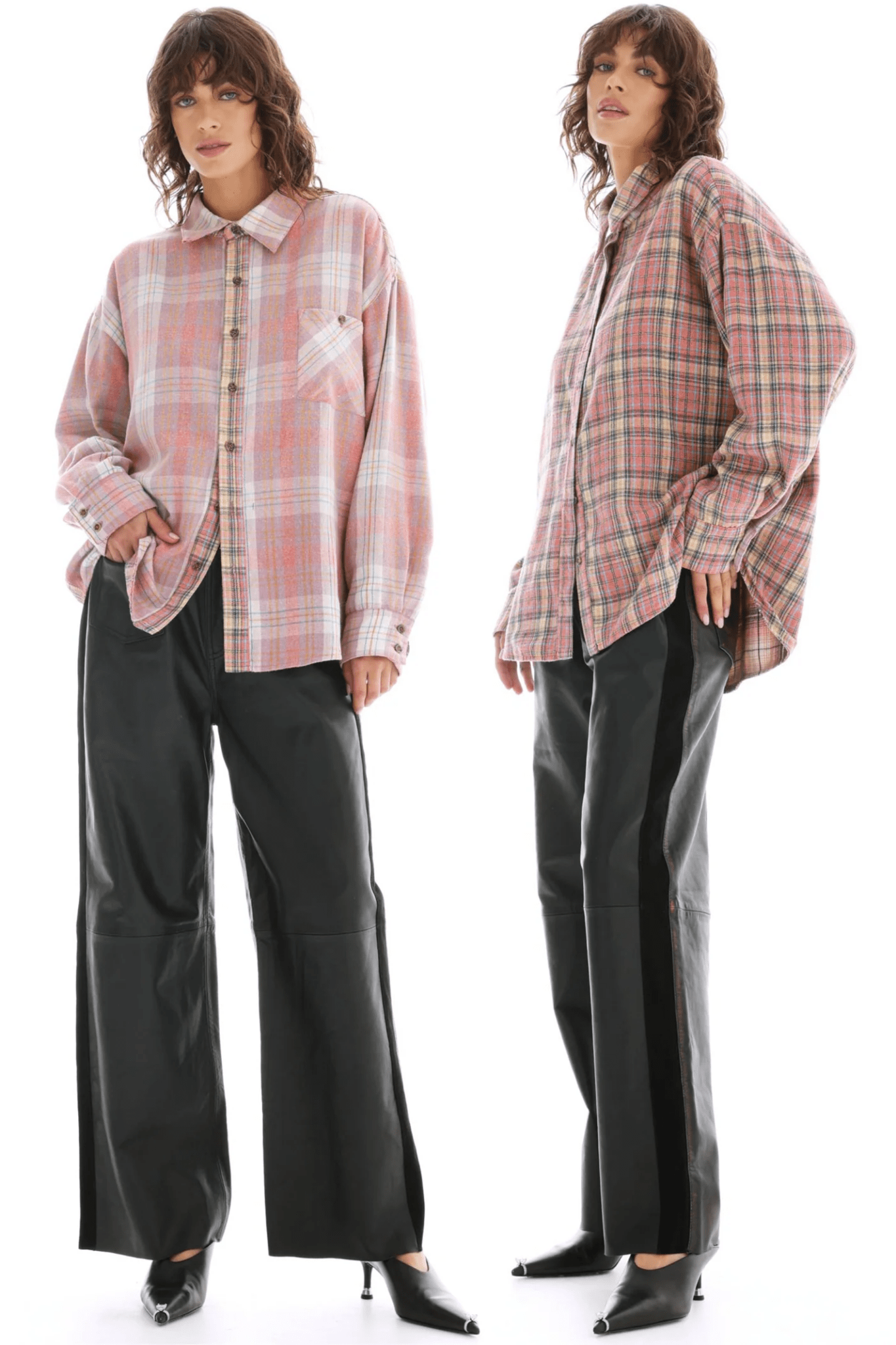 The Tales Reversibile Flannel Shirt - Pink - Shirts - The Tales - Women's fashion at The Freedom State