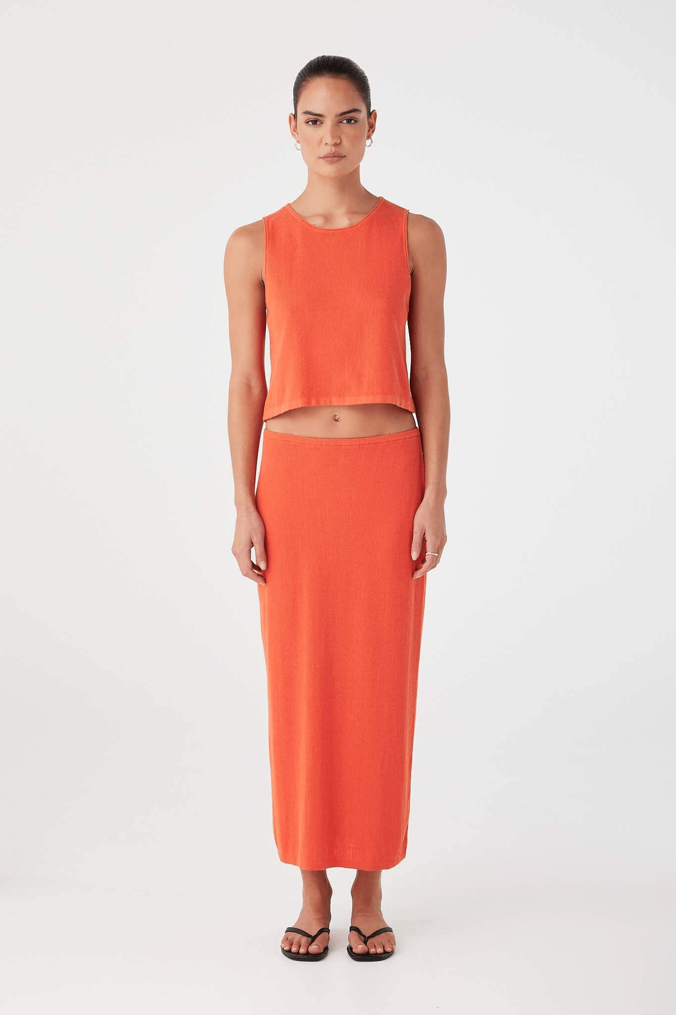 Theo Tank - Mandarin - Singlets - Arcaa Movement - Women's fashion at The Freedom State