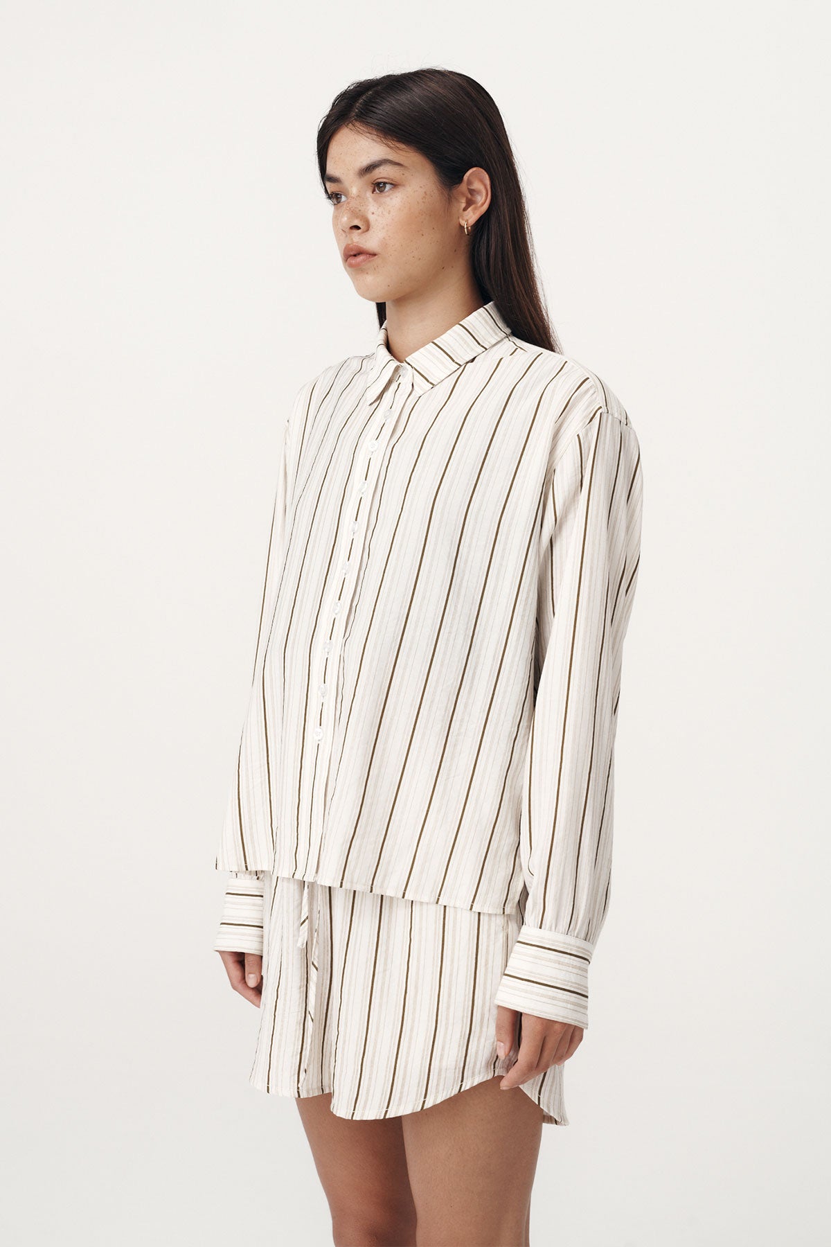 Tia Shorts - Cactus Stripe