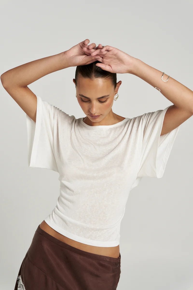 Tia Top - White - Fashion Tops - Summi Summi - Women's fashion at The Freedom State