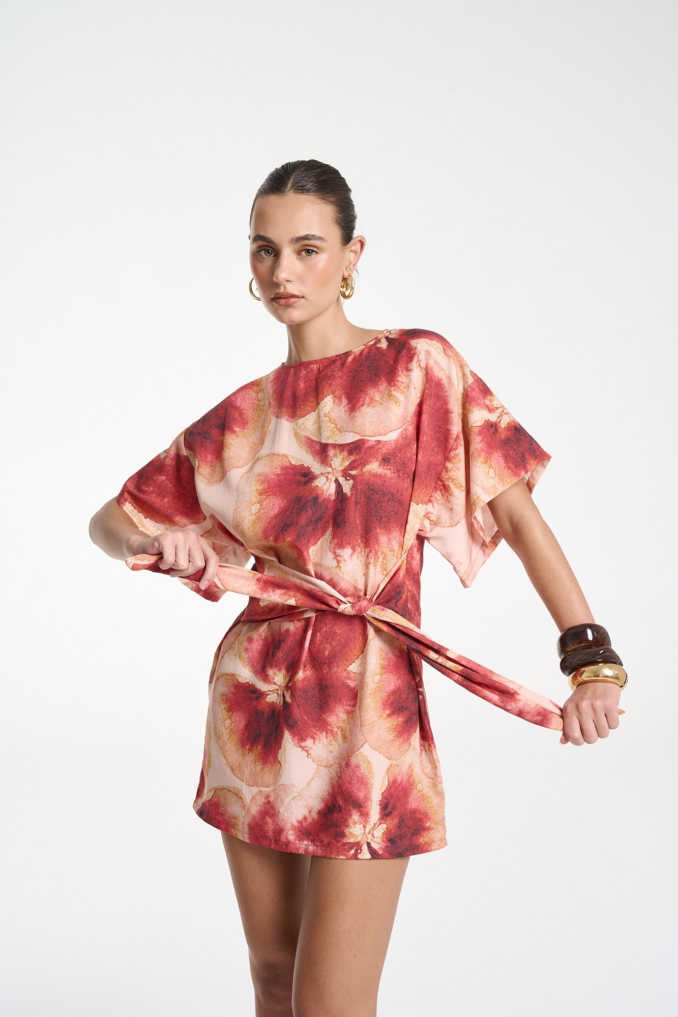 Tie Front Dress - Aloha - Mini Dresses - Summi Summi