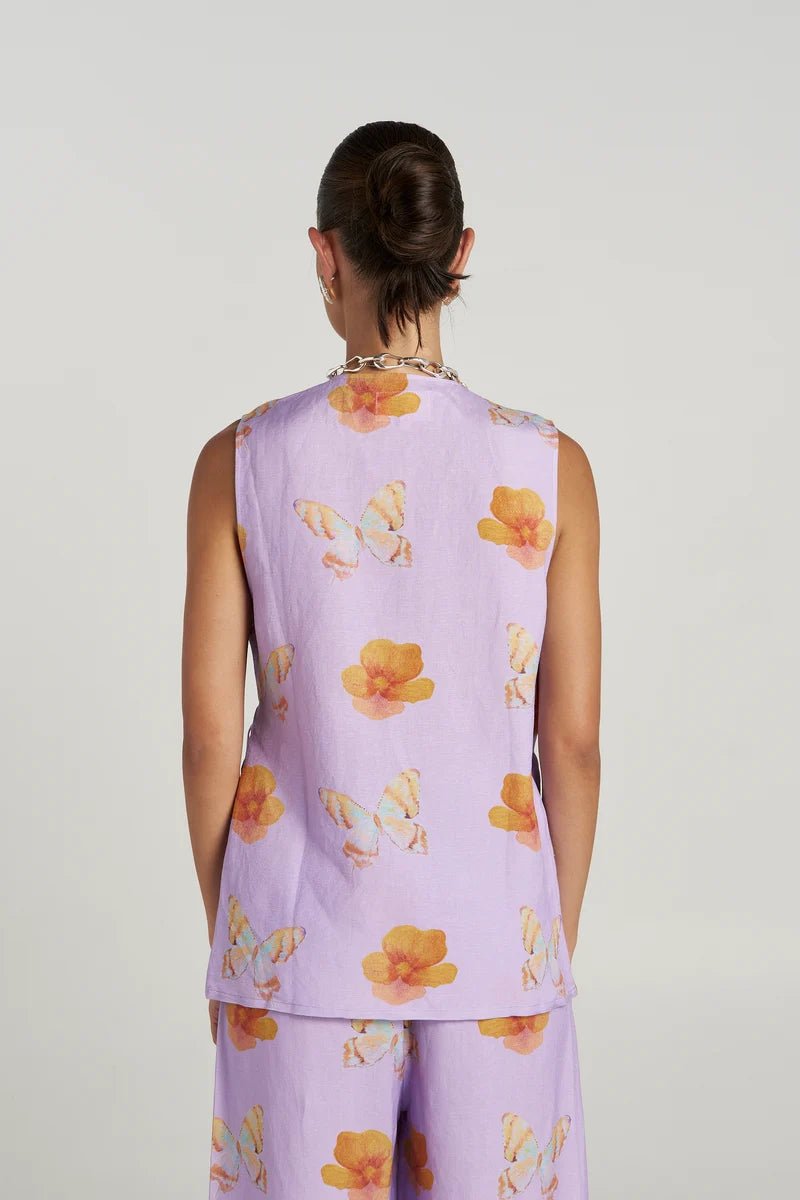 Tie Front Vest - Reverie - Fashion Tops - Summi Summi - Women's fashion at The Freedom State