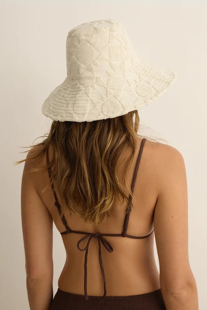 Towelling Sun Hat - Solstice Quartz - Bucket Hats - Soleil Soleil - Women's fashion at The Freedom State