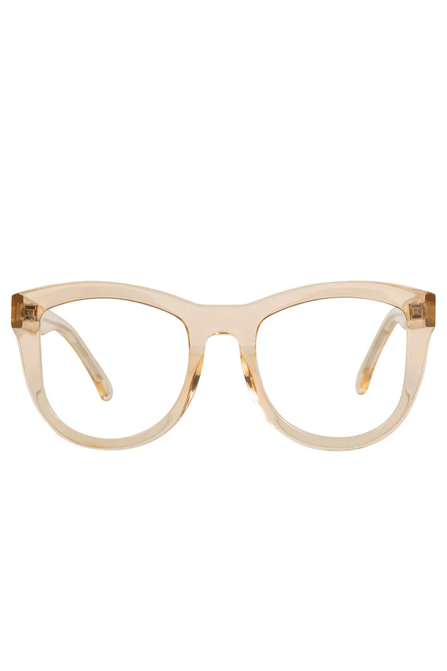 Trachea | Optics - Tangerine / Clear Lens - Optics - Valley Eyewear - Women's fashion at The Freedom State