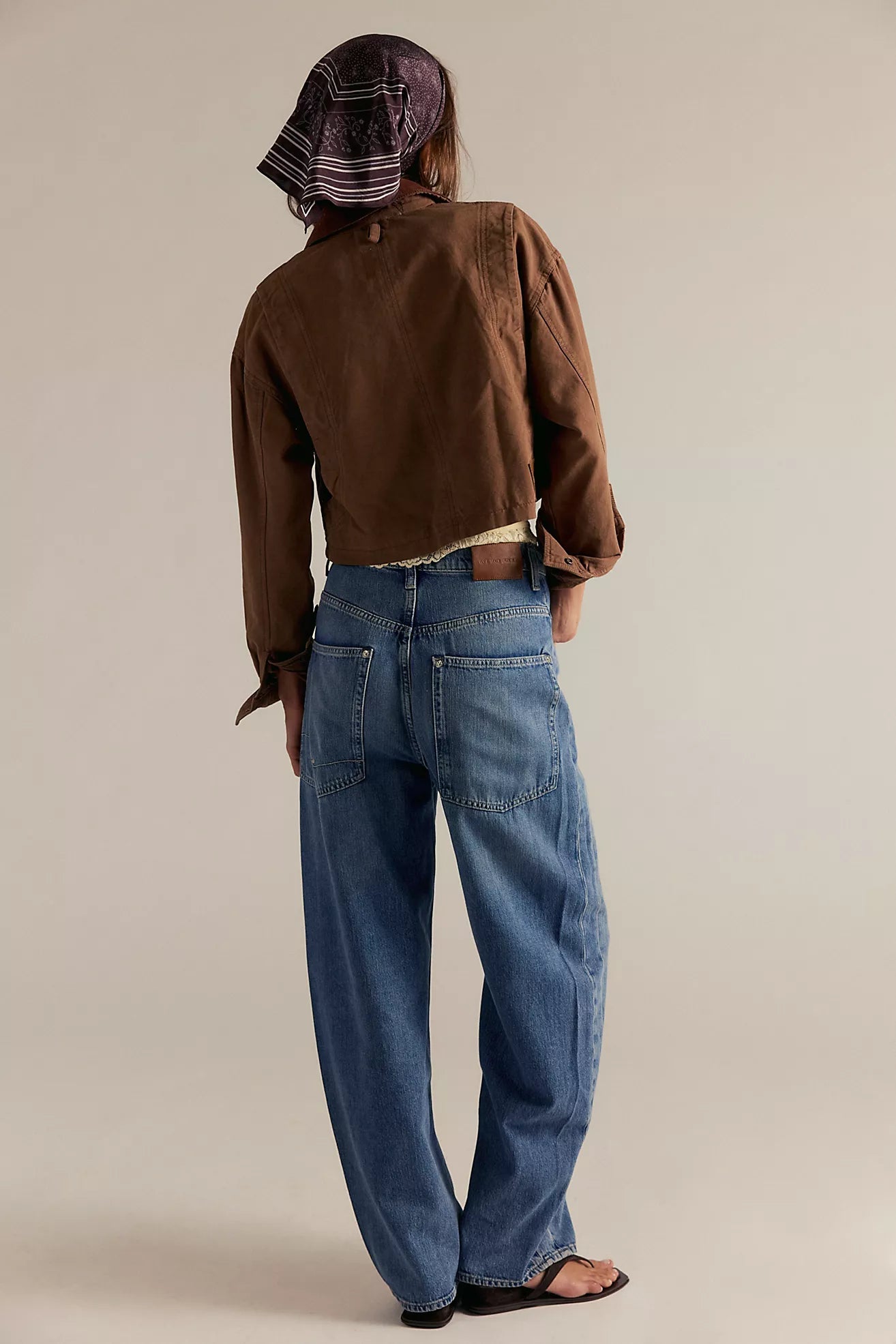 Truro Baggy Puddle Jean - Water Stoned Blue - Jeans - Free People - Women's fashion at The Freedom State