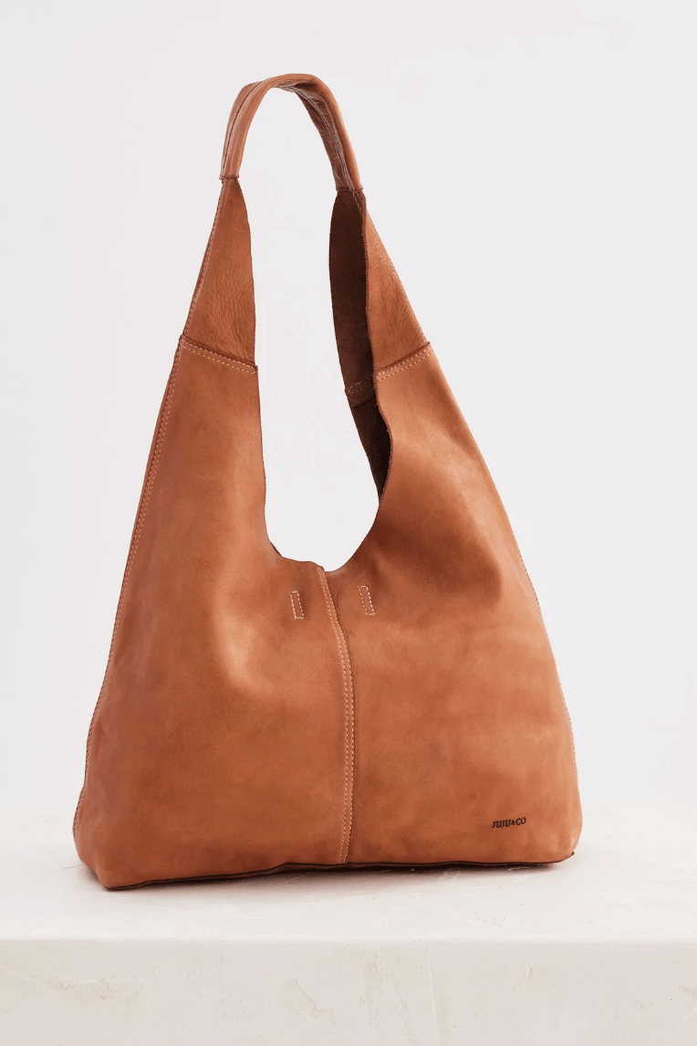 Unlined Slouchy - Tan - Bags - Juju & Co - Women's fashion at The Freedom State