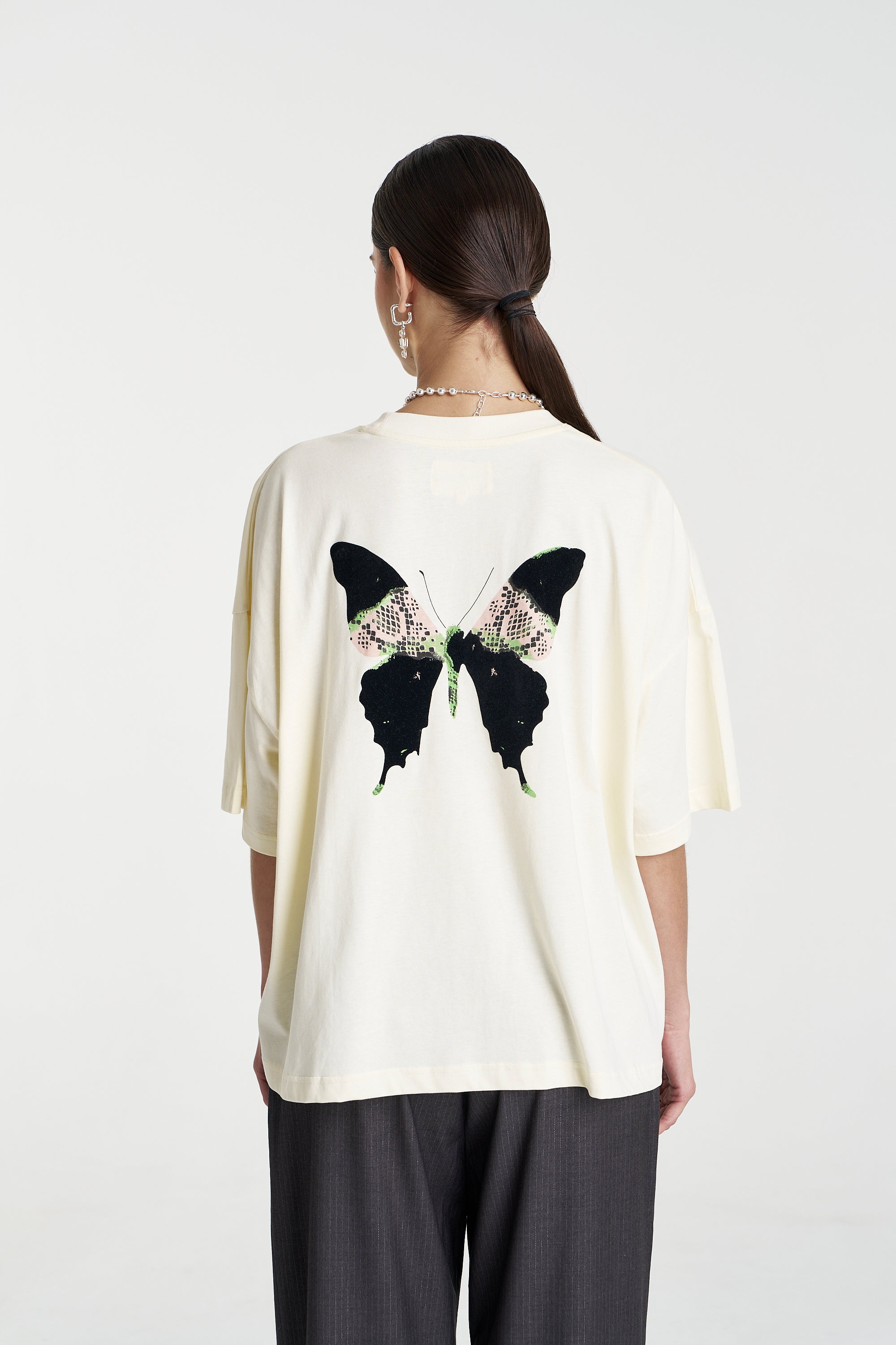 Butterfly SS Tee - Vanila