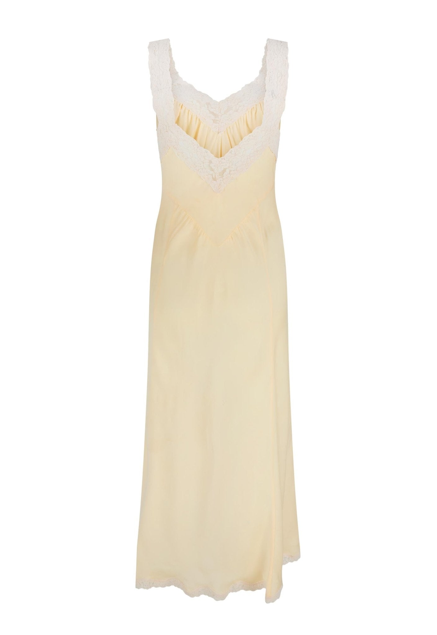 Vina Lace Slip Dress - Buttermilk - Midi Dresses - Spell - Women's fashion at The Freedom State